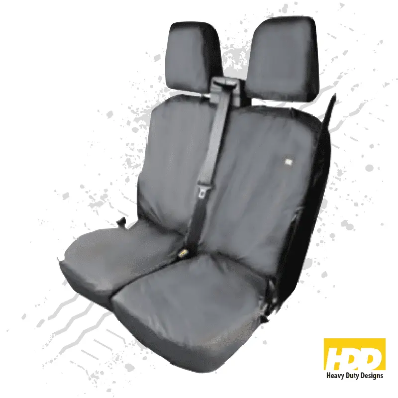 4-Piece Heavy-Duty Double Passenger Seat Cover For Ford Transit Custom (2013+) 1
