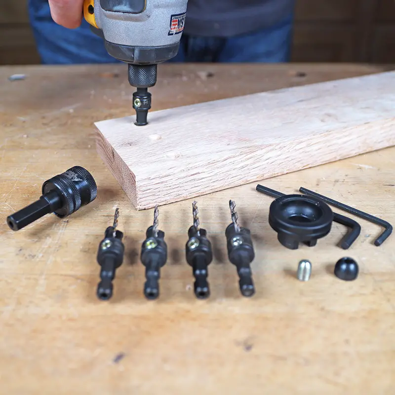 7-Piece Cabinetmaker’S Countersink Kit – Make It Snappy 1