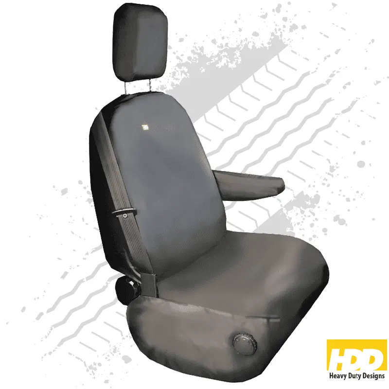 Airbag-Safe Heavy-Duty Seat Cover For Ford Transit Driver Seat (2014+) 1