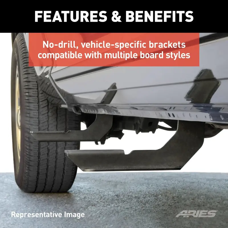 Aries Running Board Mounting Bracket For Compatible Vehicles 1