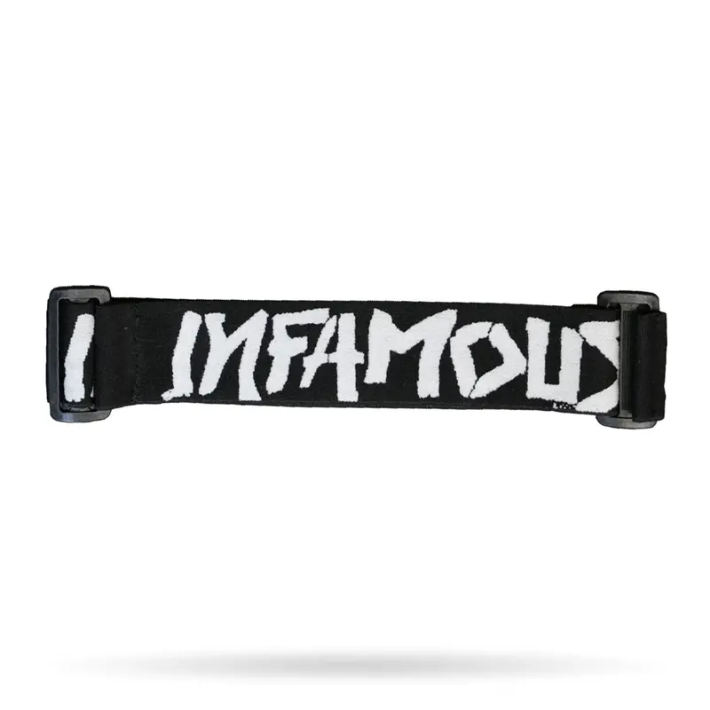 Infamous Spray White Logo Goggle Strap – Limited Edition 1