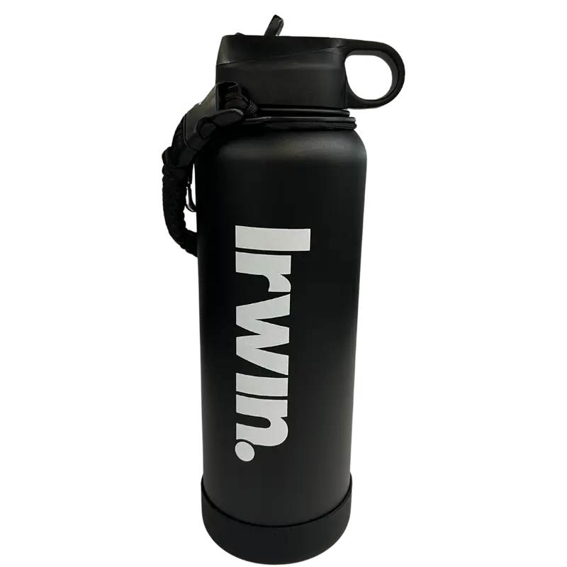 Irwin Black Insulated Water Bottle 1