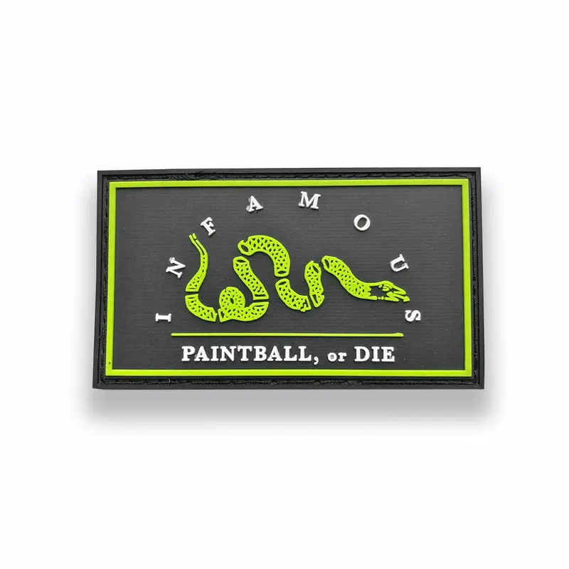 'Paintball Or Die' Infamous Embroidered Patch (3.5" X 2") 1